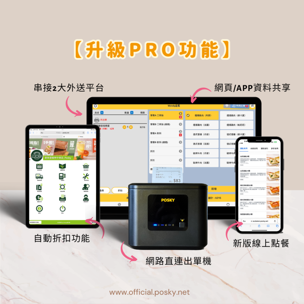 Posky Pro版 – Posky 普市集 – 免費雲端POS系統